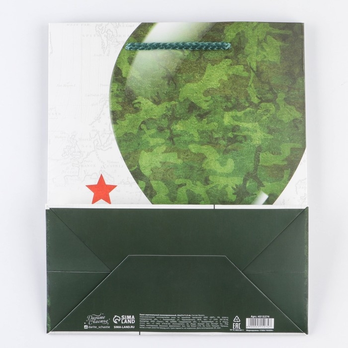 Пакет подарочный ламинированный вертикальный, упаковка, «С Праздником», ML 23 х 27 х 11,5 см