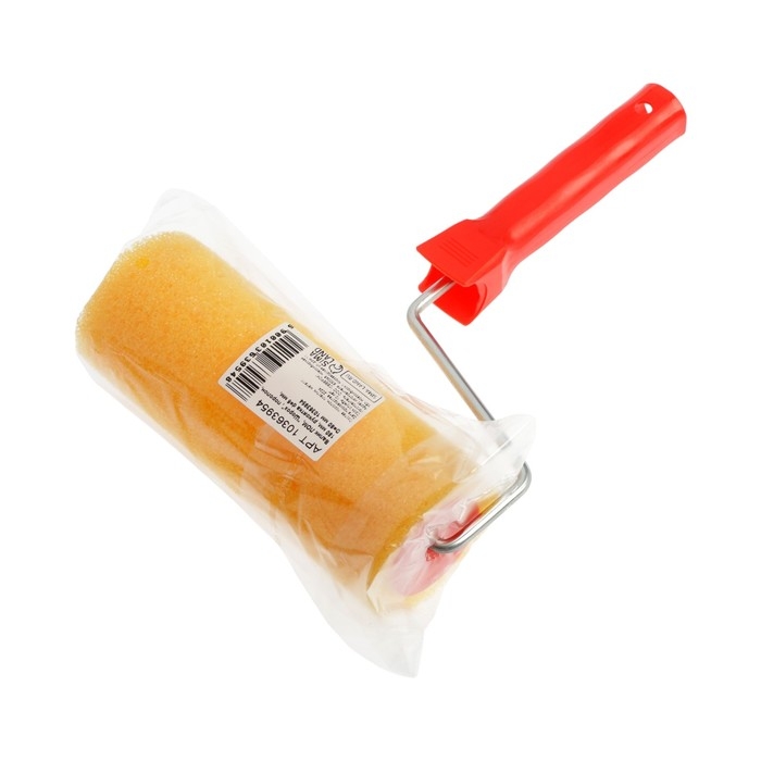 Валик ЛОМ,  Валик ЛОМ, "Шорох", поролон, 180 мм, рукоятка d=6 мм, D=80 мм