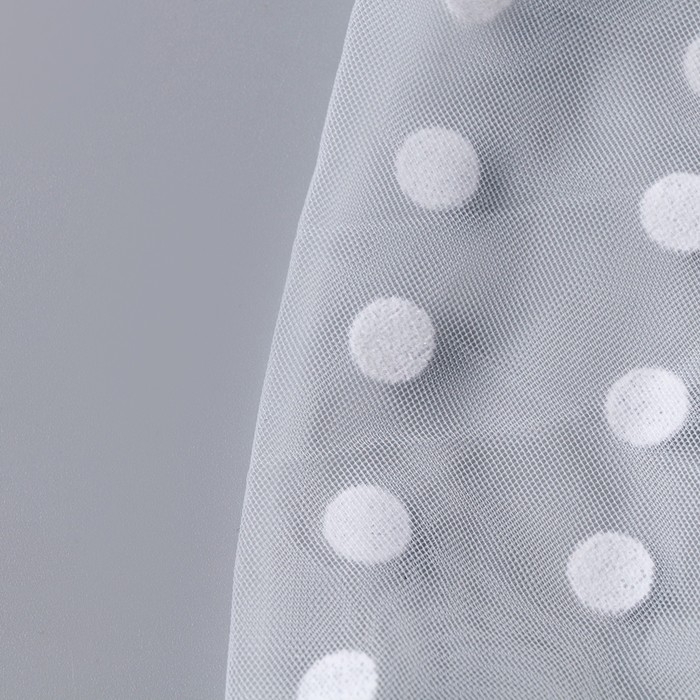 Перчатки женские - нарукавники, в горошек, цвет белый Перчатки женские - нарукавники, в горошек, цвет белый