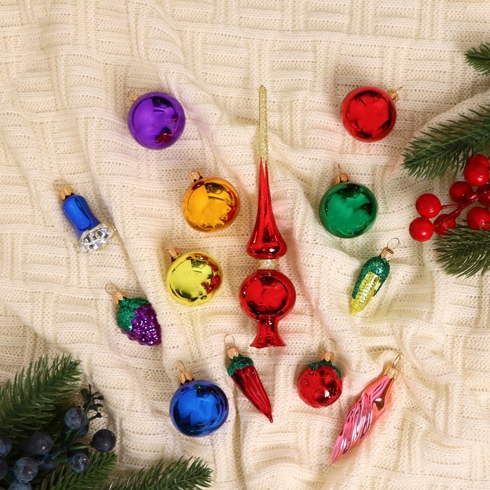 Набор ёлочных игрушек Набор ёлочных игрушек "Малышок"