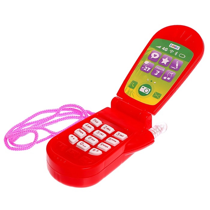 Музыкальный телефон «Панда», звуковые эффекты, работает от батареек, МИКС Музыкальный телефон «Панда», звуковые эффекты, работает от батареек, МИКС