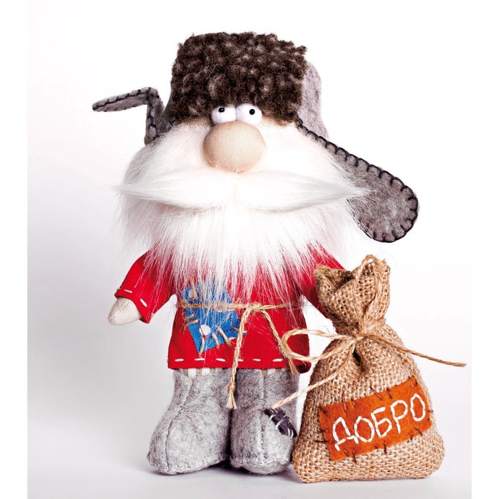 Набор для шитья текстильной игрушки «Домовой» 17 см Набор для шитья текстильной игрушки «Домовой» 17 см