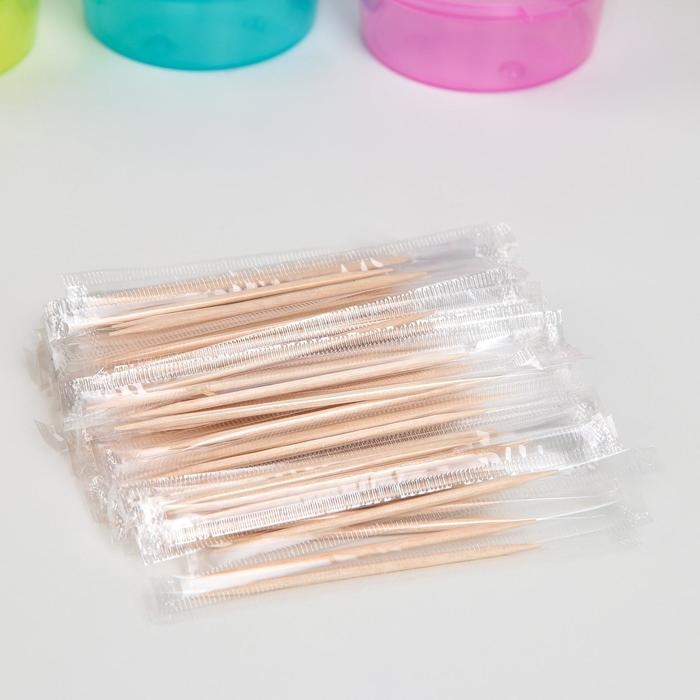 Зубочистки в индивидуальной полиэтиленовой упаковке Доляна, 1000 шт Зубочистки в индивидуальной полиэтиленовой упаковке Доляна, 1000 шт