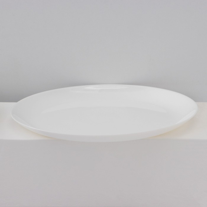 Набор обеденных тарелок Luminarc Diwali, d=27 см, стеклокерамика, 6 шт, цвет белый Набор обеденных тарелок Luminarc Diwali, d=27 см, стеклокерамика, 6 шт, цвет белый