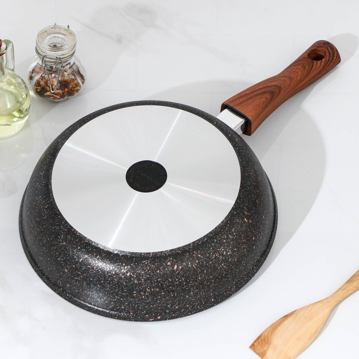 Сковорода Granit ultra original, d=26 см, съёмная ручка, антипригарное покрытие, цвет чёрный Сковорода Granit ultra original, d=26 см, съёмная ручка, антипригарное покрытие, цвет чёрный