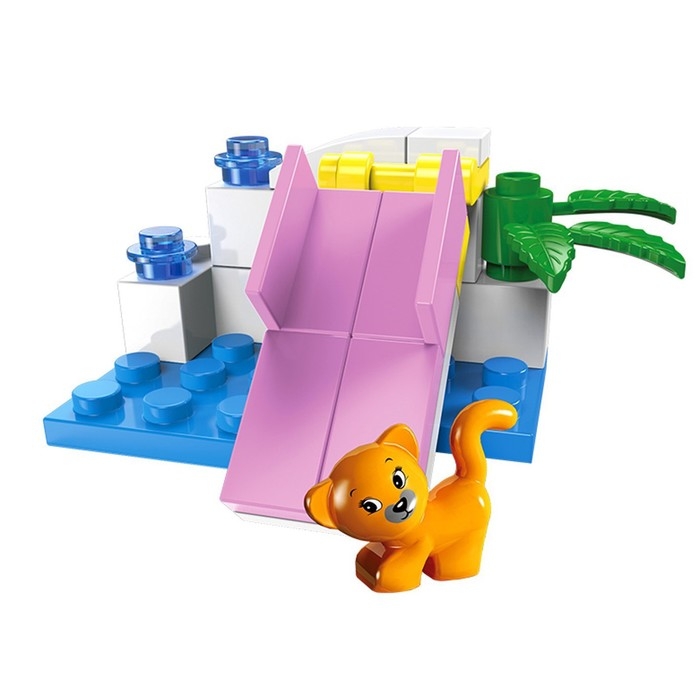 Конструктор Город мечты «Кошечка на площадке», 19 деталей Конструктор Город мечты «Кошечка на площадке», 19 деталей