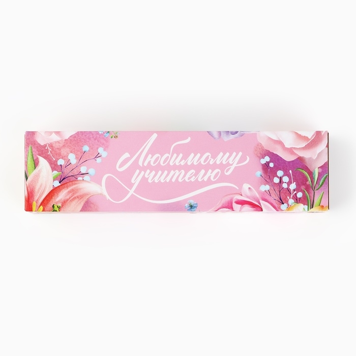 Ручка шариковая синяя паста, бамбуковая в деревянном футляре «Любимому учителю» Ручка шариковая синяя паста, бамбуковая в деревянном футляре «Любимому учителю»