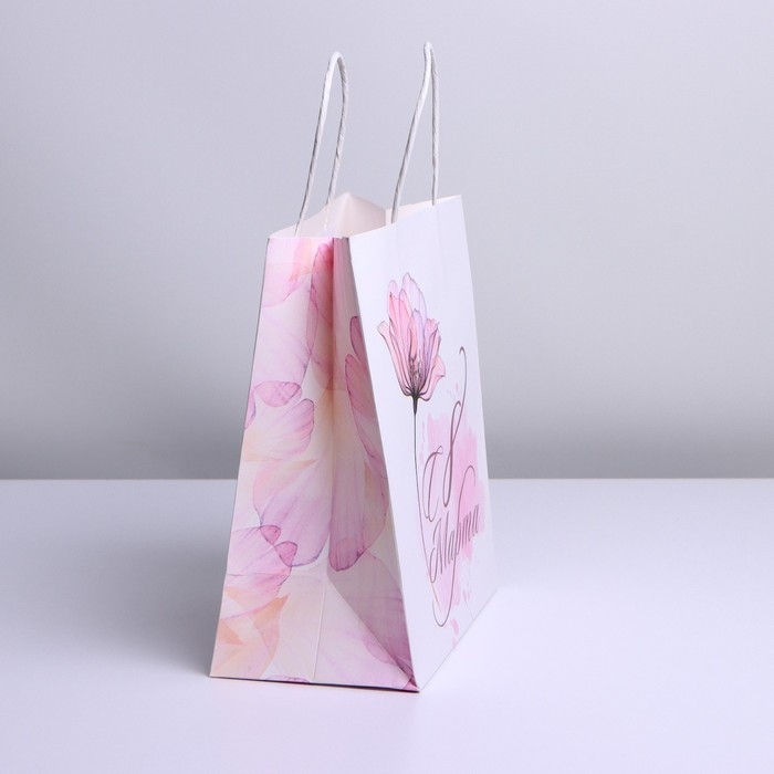 Пакет подарочный крафт, упаковка, «С любовью», 22 х 25 х 12 см Пакет подарочный крафт, упаковка, «С любовью», 22 х 25 х 12 см