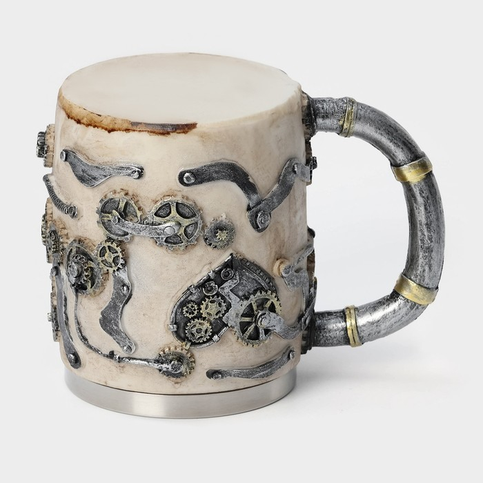 Кружка «Череп», 400 мл, цвет бежевый Кружка «Череп», 400 мл, цвет бежевый