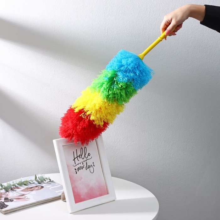 Щётка для удаления пыли Доляна, 57 см, микрофибра Щётка для удаления пыли Доляна, 57 см, микрофибра