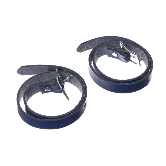 Тренчики из кожи, 500 мм, темно-синий, набор 2 шт Тренчики из кожи, 500 мм, темно-синий, набор 2 шт