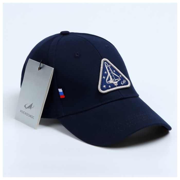 Кепка РОСКОСМОС х ONLYTOP, р. 56-58, цвет синий Кепка РОСКОСМОС х ONLYTOP, р. 56-58, цвет синий