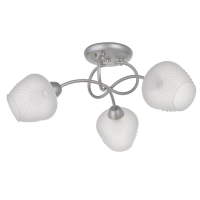 Люстра 1085/3SL 40Вт Е27 серебро 54х54х24 см BayerLux