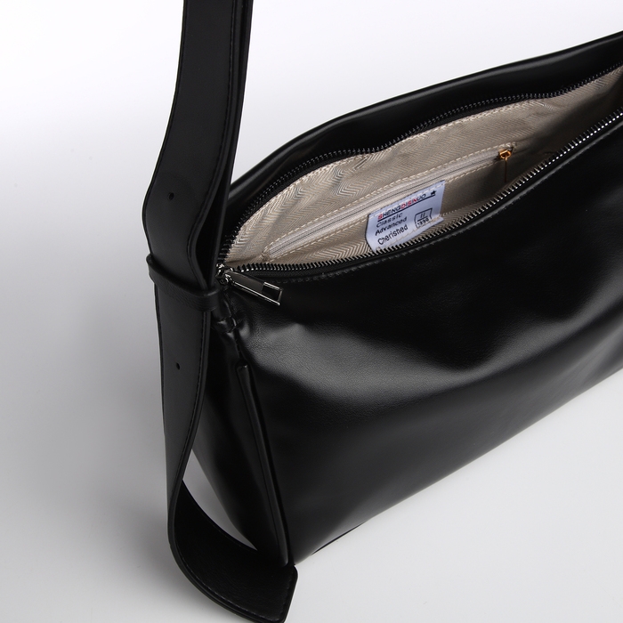 Сумка женская кросс-боди, на молнии, цвет чёрный Сумка женская кросс-боди, на молнии, цвет чёрный