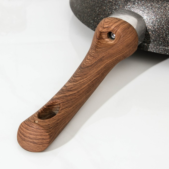 Сковорода Granit Ultra original, d=26 см, пластиковая ручка, антипригарное покрытие, цвет чёрный Сковорода Granit Ultra original, d=26 см, пластиковая ручка, антипригарное покрытие, цвет чёрный