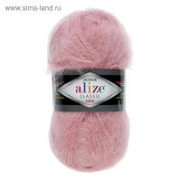 Пряжа "Mohair classic" 25% мохер, 24% шерсть, 51% акрил 200м/100гр (161 пудра)
