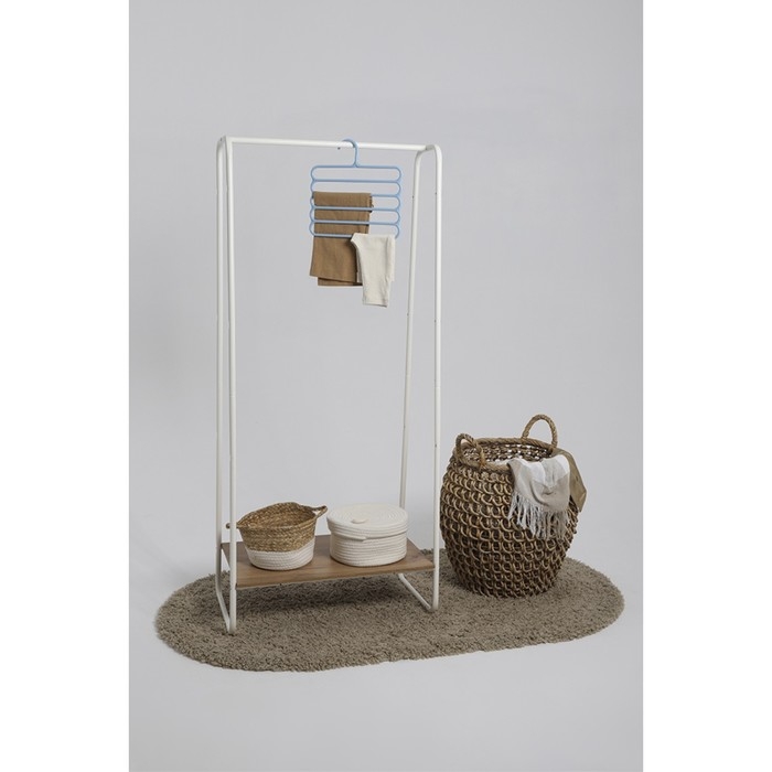 Плечики - вешалки для брюк и юбок Доляна, многогуровневая, 33×33 см, цвет МИКС Плечики - вешалки для брюк и юбок Доляна, многогуровневая, 33×33 см, цвет МИКС