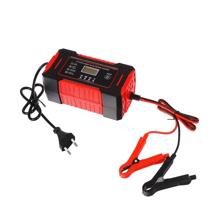 Зарядное устройство АКБ 12 В, 6 А, автомат, 220 В, 150 Вт, провода 60 см Зарядное устройство АКБ 12 В, 6 А, автомат, 220 В, 150 Вт, провода 60 см