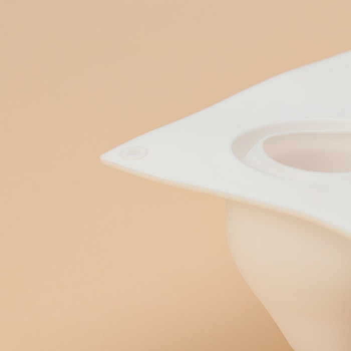 Форма для муссовых десертов и выпечки Доляна «Груша», силикон, 29,3×17,2×6,5 см, 8 ячеек (d=5,5 см), цвет белый