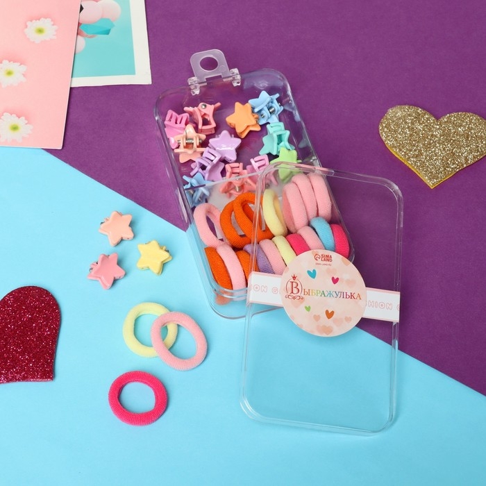 Набор для волос Набор для волос "Непоседа" (35 шт) звёздочка