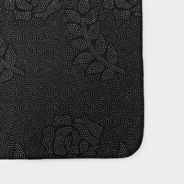 Коврики для ванной и туалета Доляна «Ракушки», 2 шт: 40×45 см, 45×75 см