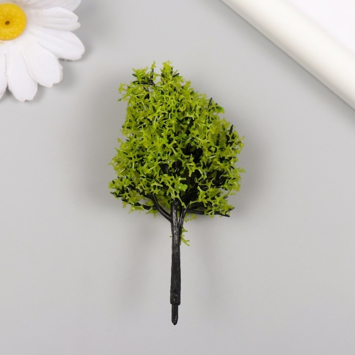 Искусственное растение для творчества пластик Искусственное растение для творчества пластик "Платан" 8 см