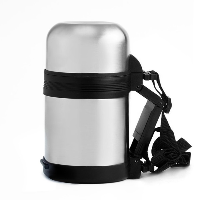 Термос с широким горлом универсальный, 600 мл, на ремне, до 10 ч, 12.5 х 19 см Термос с широким горлом универсальный, 600 мл, на ремне, до 10 ч, 12.5 х 19 см