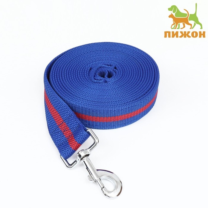 Поводок 5 м х 4 см, сине-красный Поводок 5 м х 4 см, сине-красный