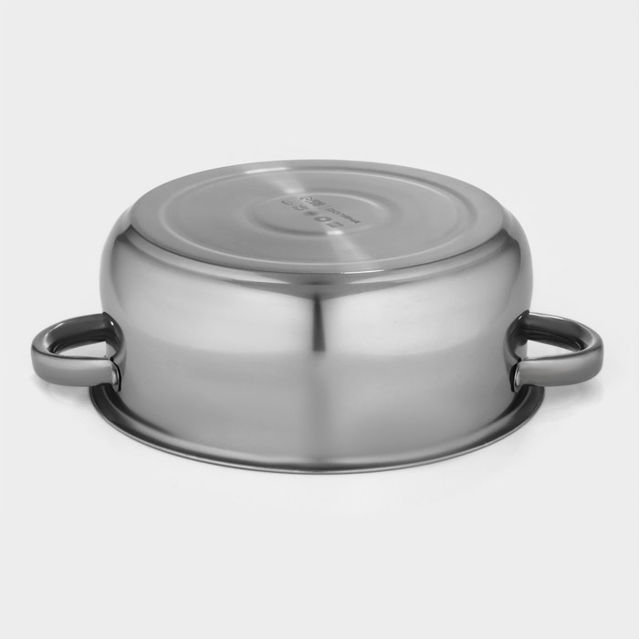 Мантоварка - пароварка из нержавеющей стали Доляна «Классика», d=24 см, 4 уровня (нижний уровень 3,6 л)