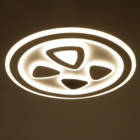 Светильник с ПДУ 660612N LED 160Вт 3 режима 3000-6000К диммер белый 49х49х4 см BayerLux