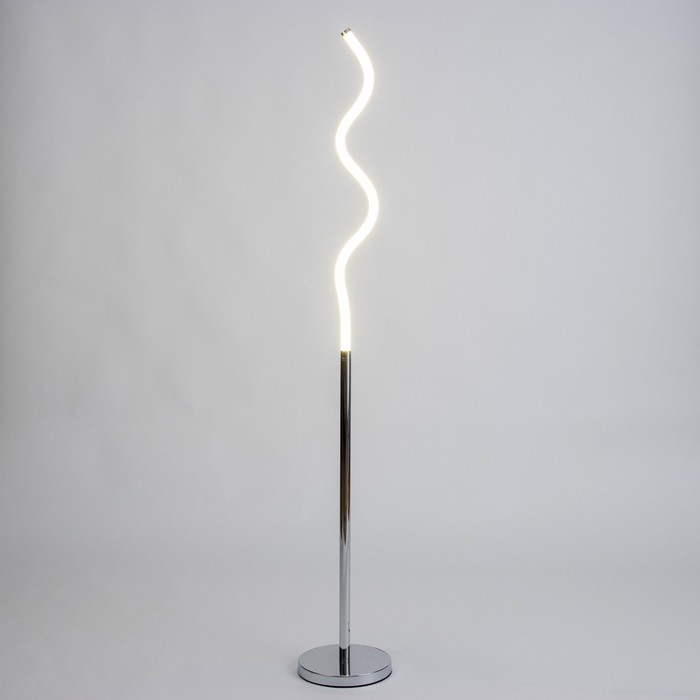 Торшер "Изгиб" LED 52Вт хром 22х22х145 см