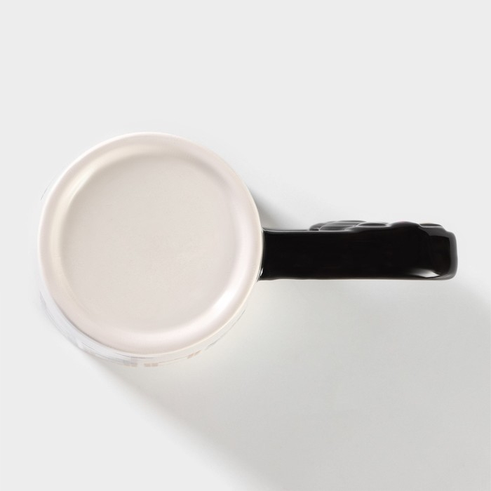 Кружка керамическая Game Over, 400 мл, цвет белый