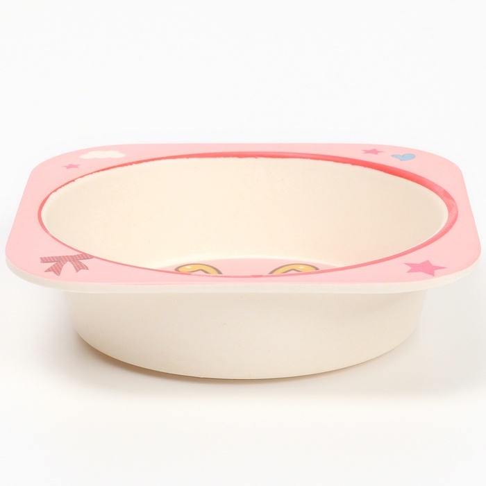 Набор бамбуковой посуды «Бабочка», 5 предметов: тарелка, миска, стакан, вилка, ложка Набор бамбуковой посуды «Бабочка», 5 предметов: тарелка, миска, стакан, вилка, ложка