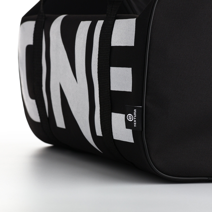 Сумка спортивная женская, TEXTURA, маленький размер, цвет чёрный