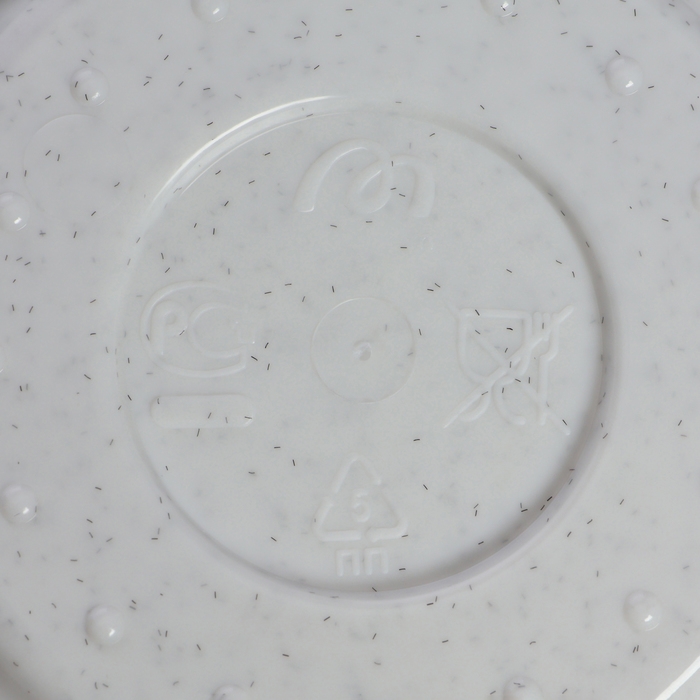 Горшок с поддоном «Фелиция», 400 мл, цвет мраморный Горшок с поддоном «Фелиция», 400 мл, цвет мраморный