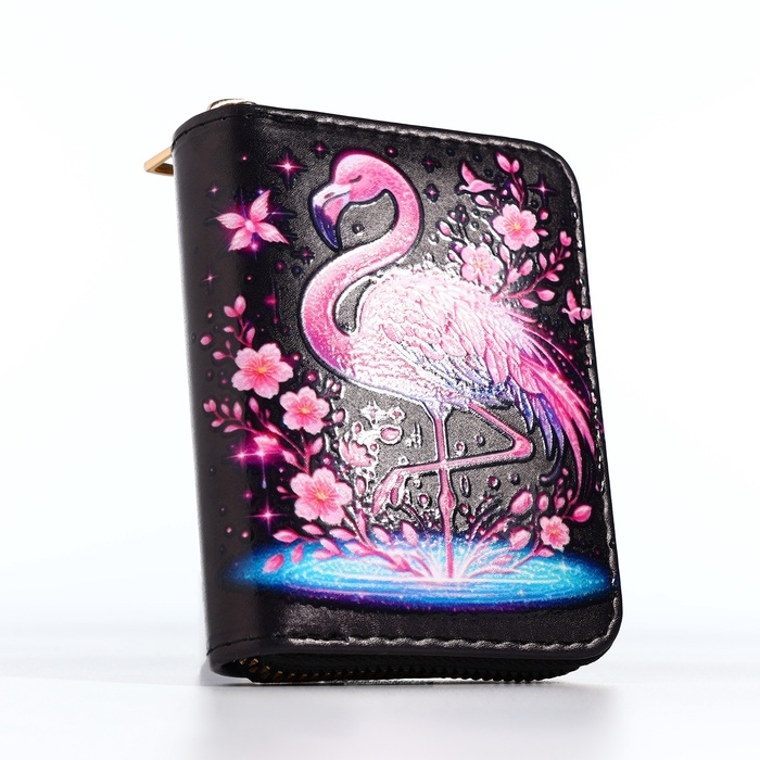 Кошелёк на молнии, цвет чёрный Кошелёк на молнии, цвет чёрный