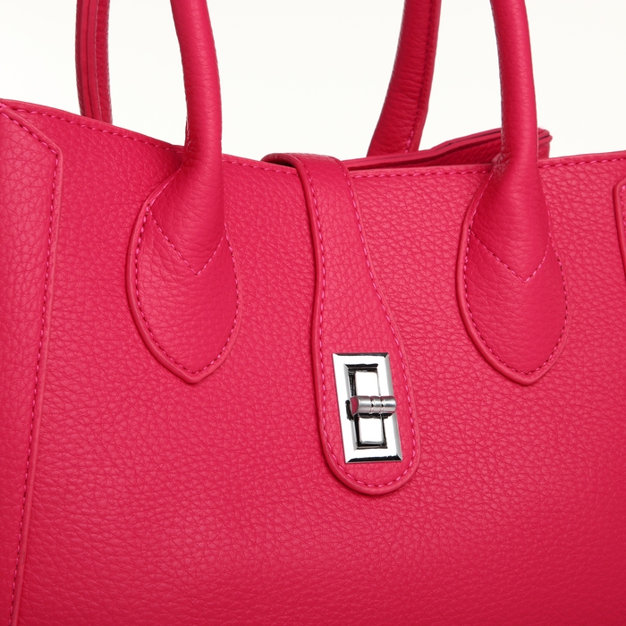 Сумка женская на молнии, TEXTURA, средний размер, цвет розовый Сумка женская на молнии, TEXTURA, средний размер, цвет розовый