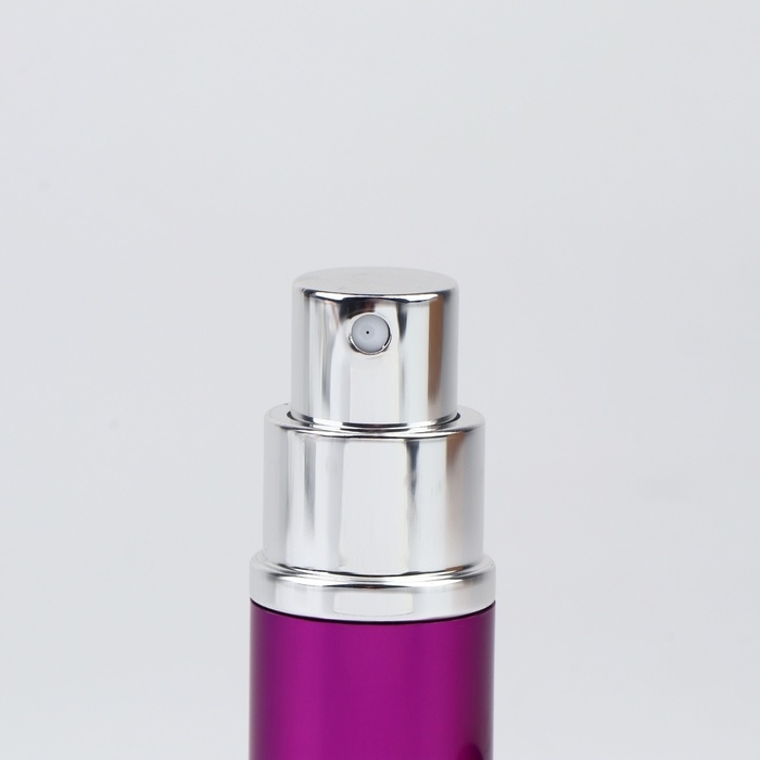 Флакон для парфюма, с распылителем, 10 мл, цвет фиолетовый Флакон для парфюма, с распылителем, 10 мл, цвет фиолетовый