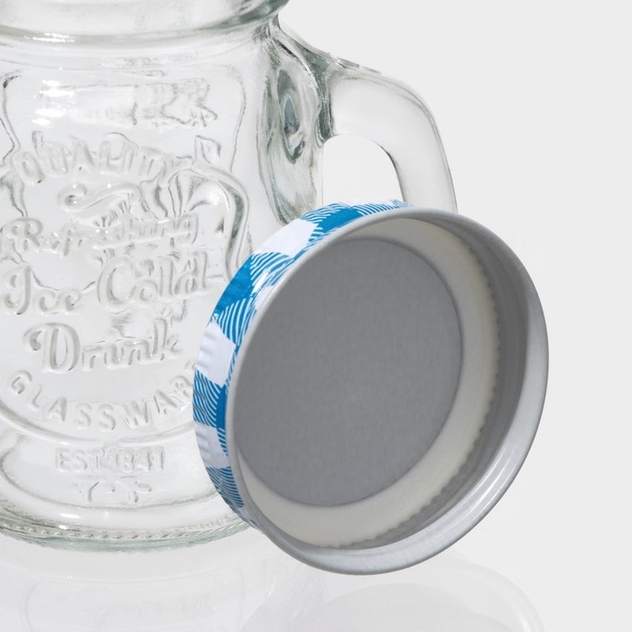 Банка стеклянная для хранения сыпучих продуктов «Баночка», 100 мл, с металлической крышкой, цвет МИКС Банка стеклянная для хранения сыпучих продуктов «Баночка», 100 мл, с металлической крышкой, цвет МИКС