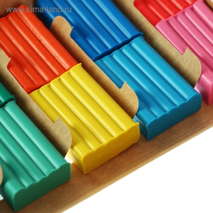 Пластилин Calligrata, 12 цветов, 120 г Пластилин Calligrata, 12 цветов, 120 г