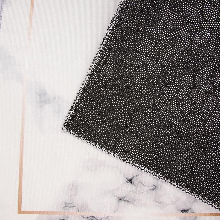 Набор ковриков для ванной и туалета Доляна «Глэм», 2 шт: 50×80, 40×50 см Набор ковриков для ванной и туалета Доляна «Глэм», 2 шт: 50×80, 40×50 см