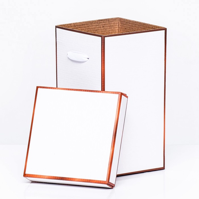 Коробка складная, золото, 10 х 18 см