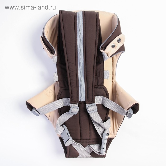 Рюкзак-кенгуру для малыша «Дискавери», 5 в 1, от 2 до 15 кг., цвет коричневый
