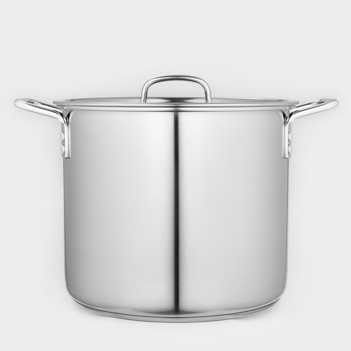 Кастрюля «Общепит», 15 л, d=30 см, h=25 см, капсульное дно, индукция Кастрюля «Общепит», 15 л, d=30 см, h=25 см, капсульное дно, индукция