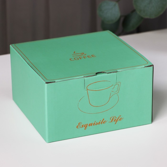 Чайная пара фарфоровая «Чайная роза», 2 предмета: чашка 200 мл, блюдце d=15 см