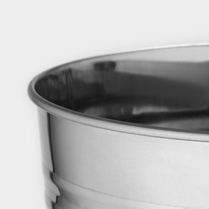 Вазон без ручек, 9 л, h=39 см, нержавеющая сталь, ГОСТ Вазон без ручек, 9 л, h=39 см, нержавеющая сталь, ГОСТ