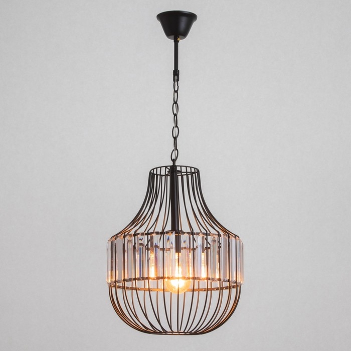 Люстра BayerLux  Люстра BayerLux "Грелин" Е27 40Вт черный 30х30х70 см