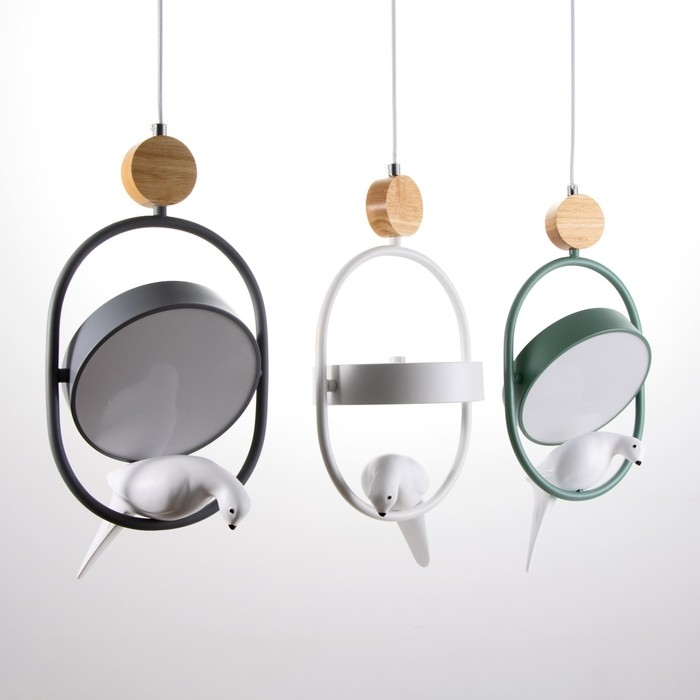 Светильник BayerLux Светильник BayerLux "Пиатти голубь" 3LED 72Вт 3000-6000К зеленый белый серый 22х22х43-85 см 766591