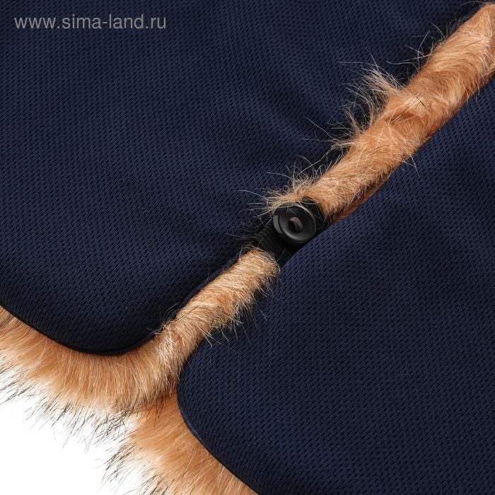 Накидка «АВТОНЯША» для детского автокресла, Лисичка, рыжая