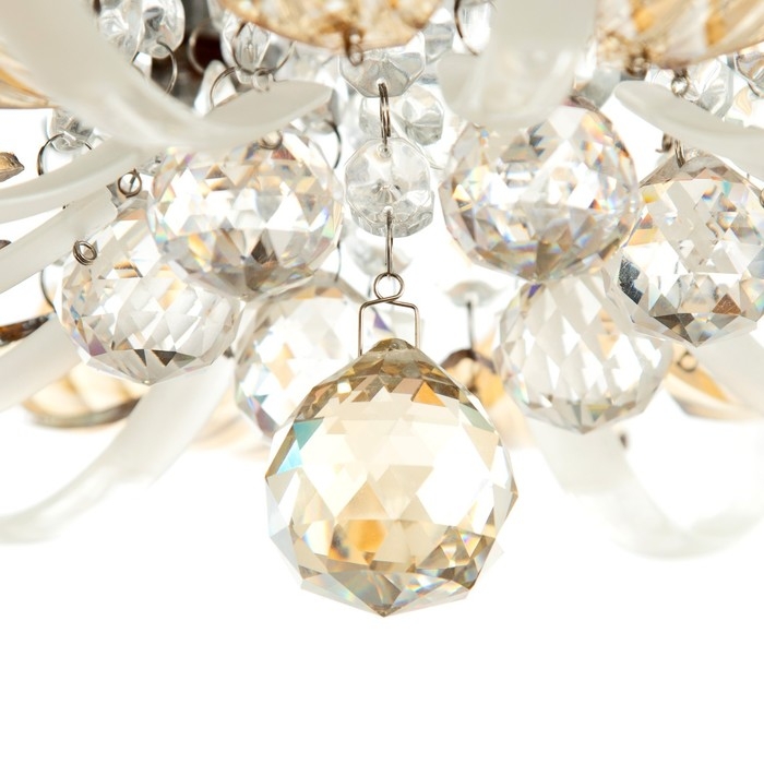 Люстра Люстра "Эмилия" 7х40Вт Е27 с пультом, цвет хром 41х41х19 см